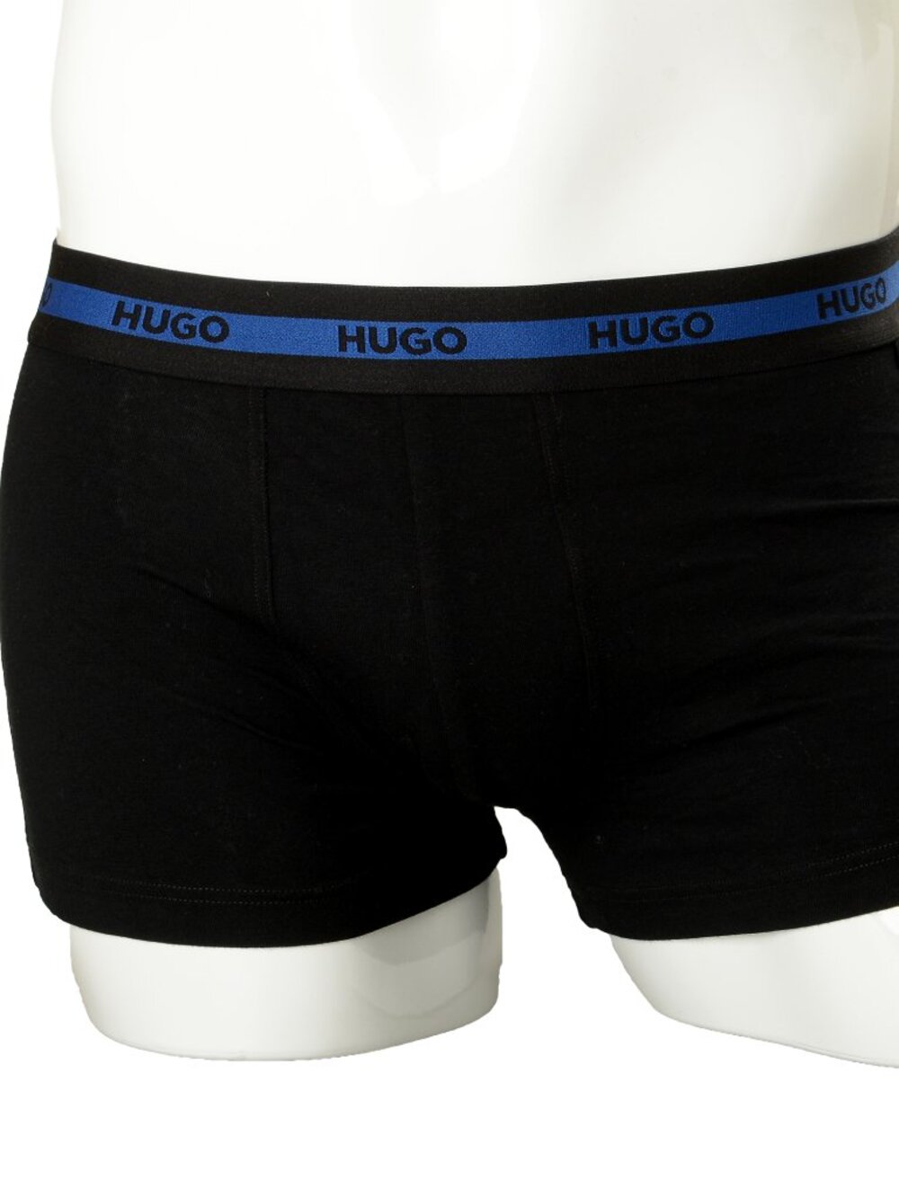 Hugo Boss Men's Black & Blue Logo Trunk Underwear US M IT 50